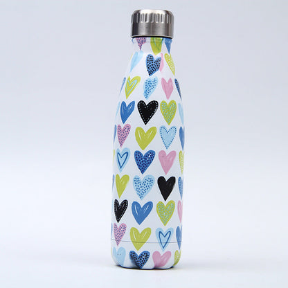 Insulated Stainless Steel Water Bottle - Eco-Friendly, Reusable, 500ml