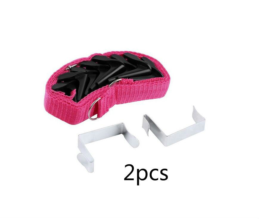 Multi-Color Hanging Straps with Clips for Space-Saving Organization