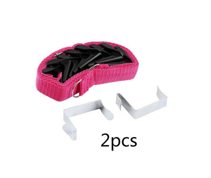 Multi-Color Hanging Straps with Clips for Space-Saving Organization