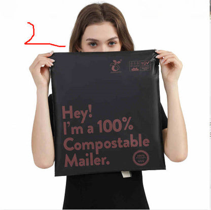 Eco-Friendly Compostable Mailer - Green, Biodegradable Shipping Solution