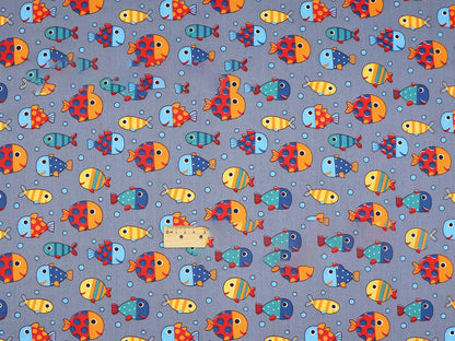 Eco-Friendly Reusable Cloth Napkins - Multicolored Sea Creature Designs