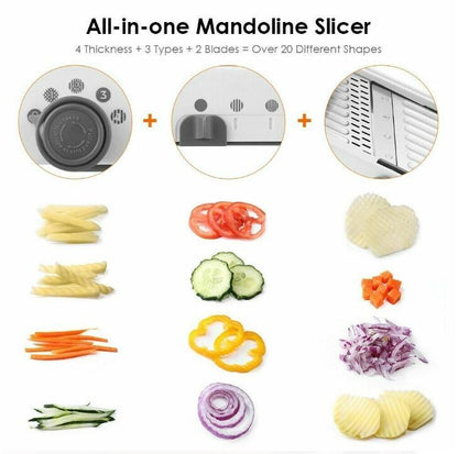 Versatile Mandoline Slicer for Precise Vegetable Cuts