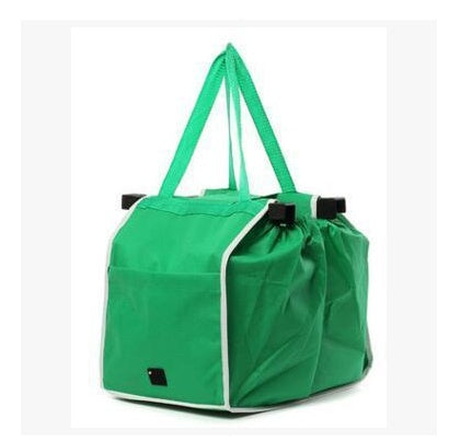 Eco-Friendly Reusable Green Shopping Bag for Groceries