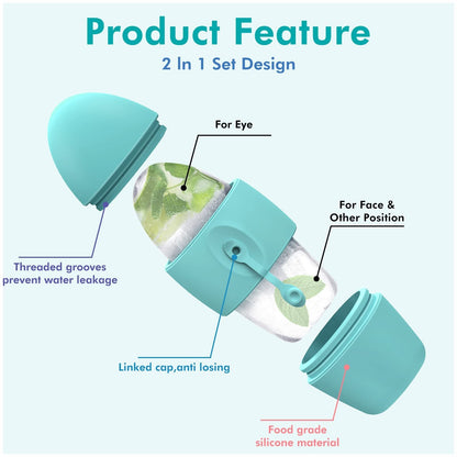 Reusable Ice Roller for Face - Skin Firming & Cooling Facial Massage Tool