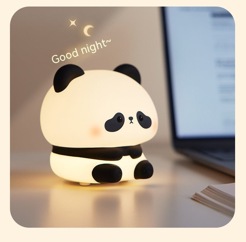 Eco-Friendly Panda Night Light - Portable LED for Kids