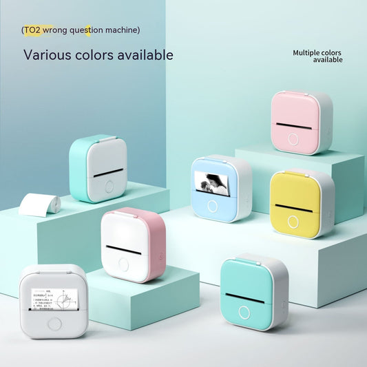 Compact Eco-Friendly Portable Label Printer in Multiple Colors
