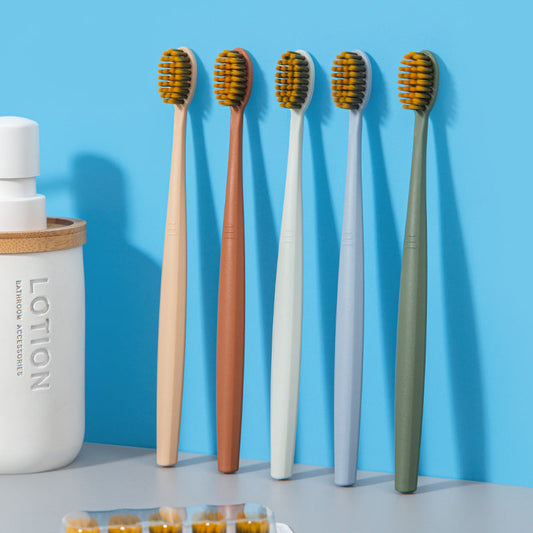 Eco-Friendly Bamboo Toothbrush with Biodegradable Handle