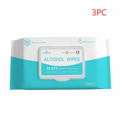 Eco-Friendly Alcohol Wipes - Portable Disinfectant Solution