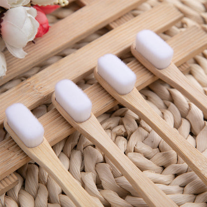 Eco-Friendly Bamboo Toothbrush with Natural Bristles