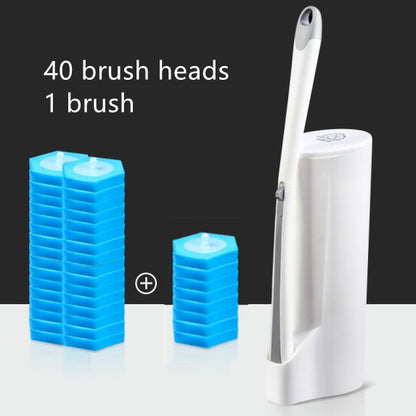 Eco-Friendly Toilet Brush with Holder & Cleaning Tablets