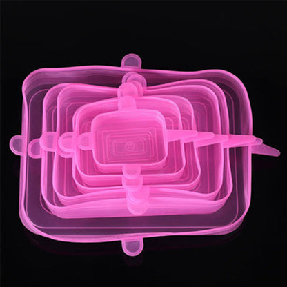 Eco-Friendly Silicone Stretch Lids - Reusable Food Storage Solution