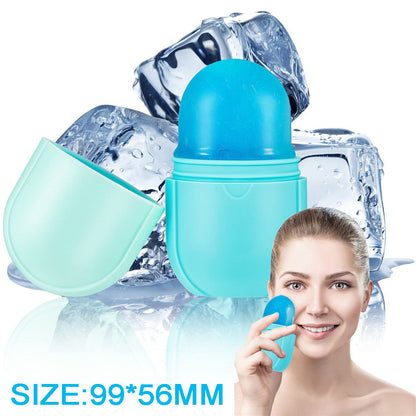 Light Blue Reusable Ice Roller for Skin Care and Wellness