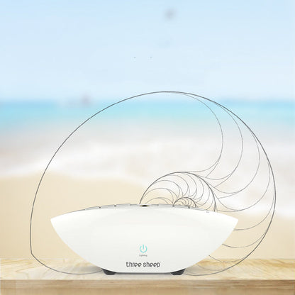 Eco-Friendly Oval Aroma Diffuser for Relaxation and Wellness
