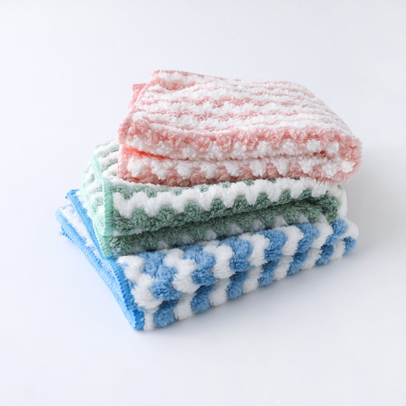 Eco-Friendly Reusable Cleaning Cloths - Sustainable, Multi-Color, Biodegradable