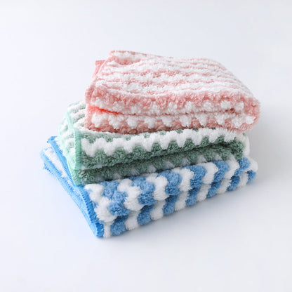 Eco-Friendly Reusable Cleaning Cloths - Sustainable, Multi-Color, Biodegradable