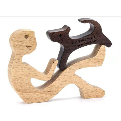 Eco-Friendly Wooden Animal Figurines - Sustainable Home Decor