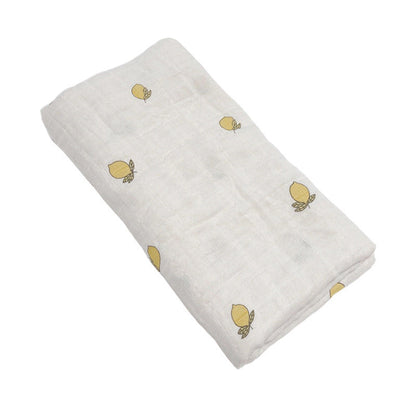 Eco-Friendly Lemon Pattern Cotton Towel