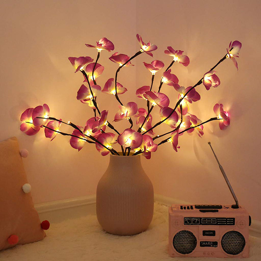 Energy-Efficient LED Light Branches for Home Décor