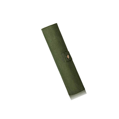 Eco-Friendly Bamboo Cutlery Set with Green Case - Reusable & Portable