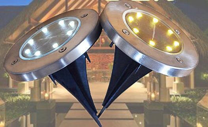 Solar-Powered Ground Lights for Eco-Friendly Outdoor Illumination