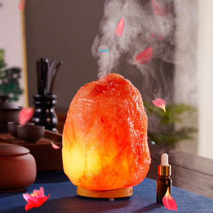 Himalayan Salt Lamp Diffuser - Aromatherapy & Ambient Lighting