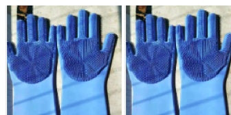 Eco-Friendly Silicone Cleaning Gloves with Scrubbing Bristles