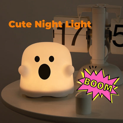 Ghostly Glow Portable Night Light - Energy-Efficient Decorative Lamp