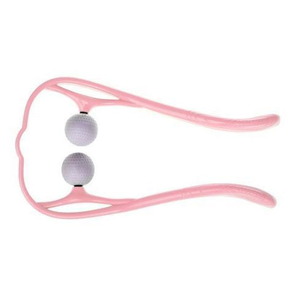 U-Shaped Neck and Shoulder Massager with Dual Handles and Roller Balls