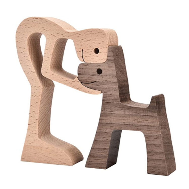 Eco-Friendly Wooden Animal Figurines - Sustainable Home Decor