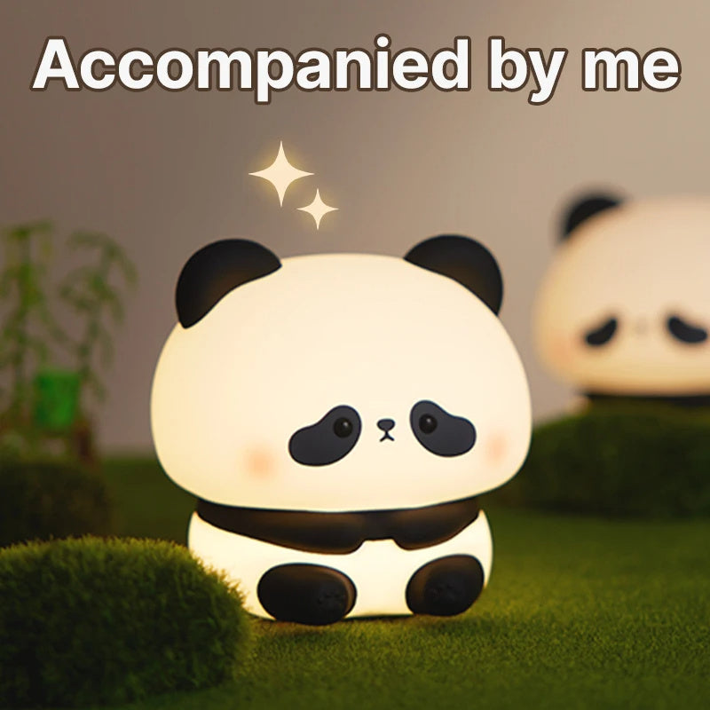 Eco-Friendly Panda Night Light - Portable LED for Kids
