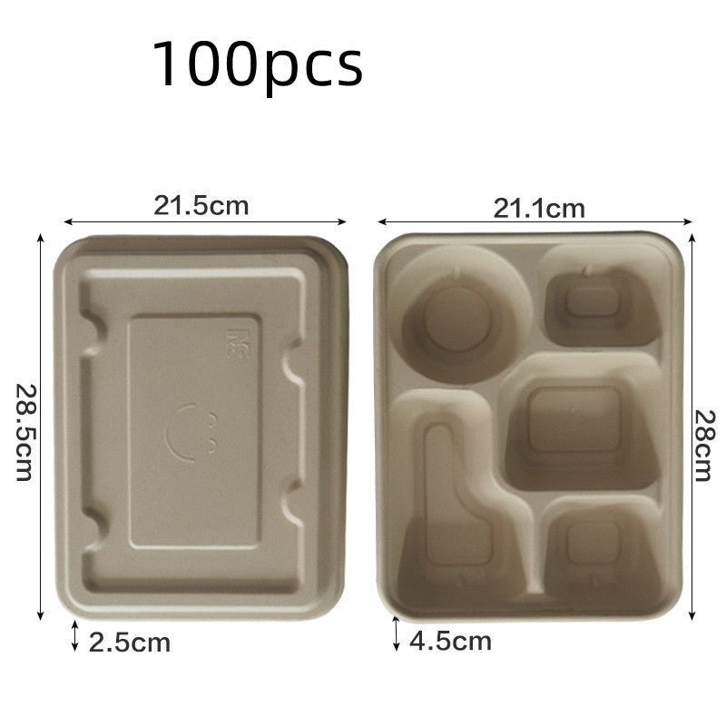 Eco-Friendly Biodegradable Compartmentalized Trays for Sustainable Living