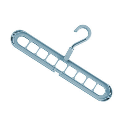 Space-Saving Anti-Skid Folding Hanger with Multi-Slot Design