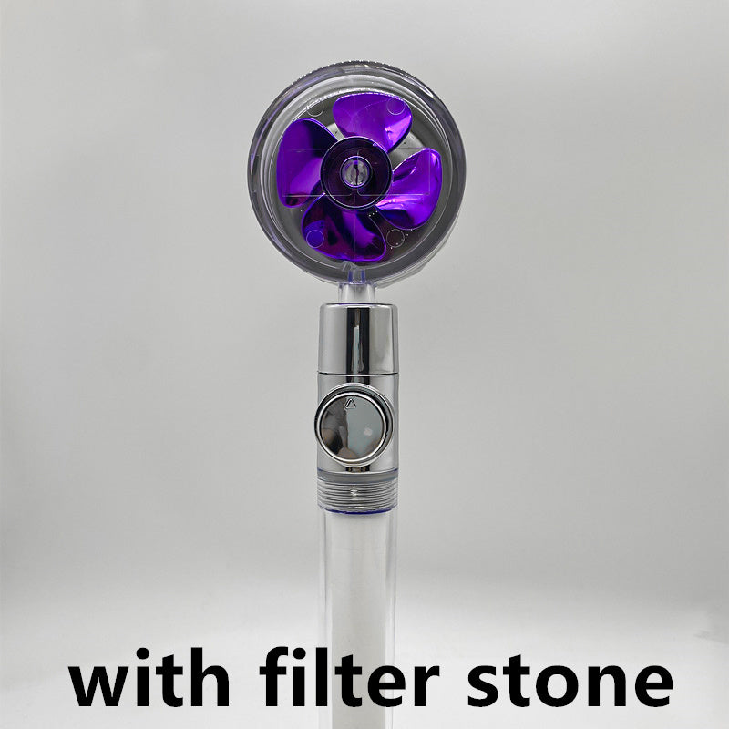 Water-Saving Handheld Shower Head with 360° Rotation and Adjustable Angles