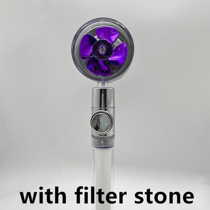 Water-Saving Handheld Shower Head with 360° Rotation and Adjustable Angles