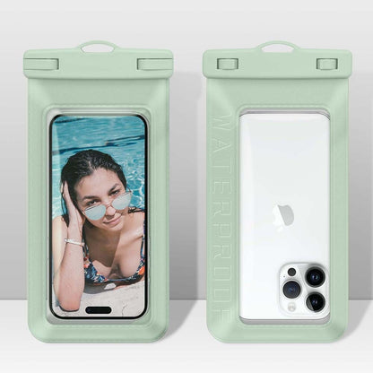 Waterproof Phone Pouch - Light Blue, Durable & Eco-Friendly