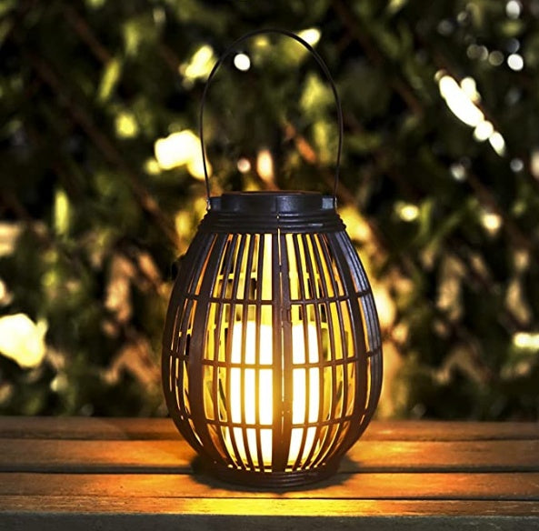 Eco-Friendly LED Lantern with Candle - Indoor & Outdoor Decorative Lighting