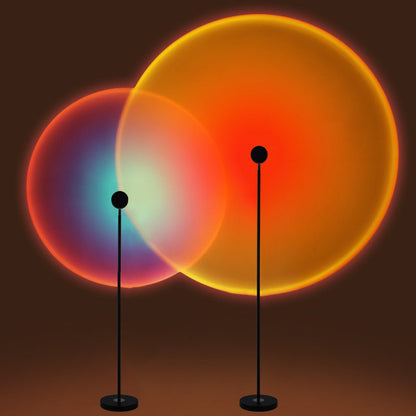 Energy-Efficient LED Projection Lamp with Mood Lighting