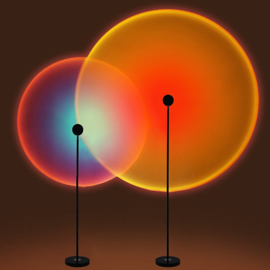 Energy-Efficient LED Projection Lamp with Mood Lighting