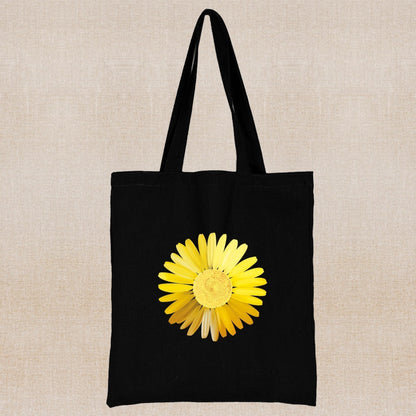 Eco-Friendly Daisy Tote Bag - Sustainable, Reusable, Durable