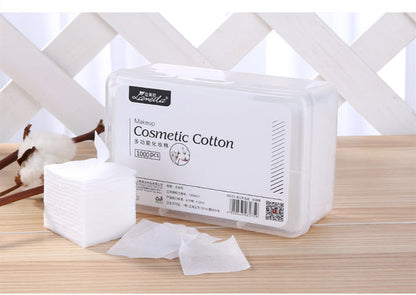 Eco-Friendly Square Cotton Pads for Makeup Removal