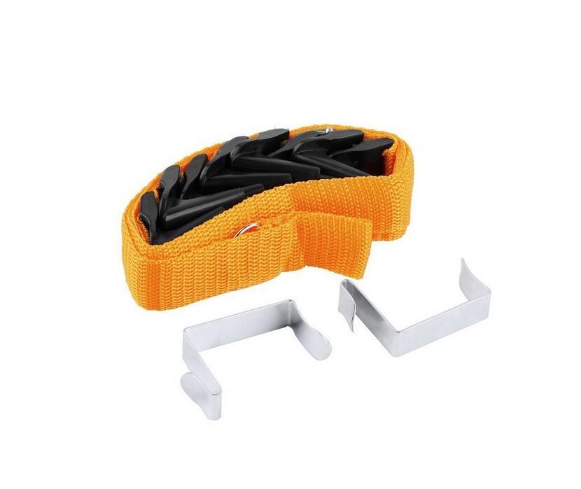 Multi-Color Hanging Straps with Clips for Space-Saving Organization