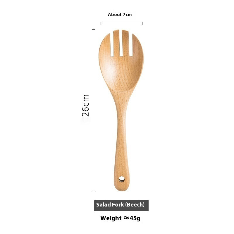 Eco-Friendly Wooden Kitchen Utensils Set - Sustainable & Biodegradable