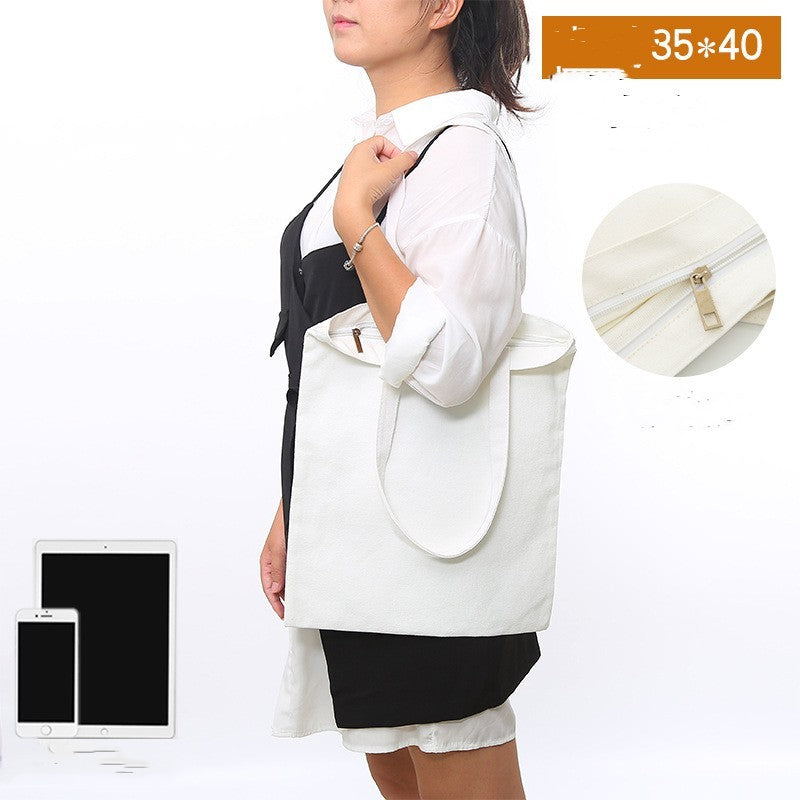 Eco-Friendly Reusable Tote Bags - Sustainable Cotton Canvas Shopping Bags