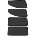 96 Pieces 4-Piece Car Side Window Sun Shade Covers (Breathable Mesh UV and Glare Protection – Foldable Privacy Screens for Front and Rear Windows – Black)