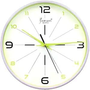 72 Pieces Elegant Wall Clocks (Stylish Modern Timepiece for Home Decor – Large Numbers – Silent Quartz Movement – Battery Operated – Perfect for Living Room – Office – and Bedroom)
