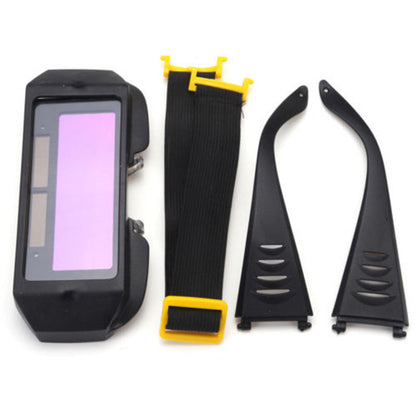 Durable Black Welding Goggles with Purple Lens for Safety and Comfort