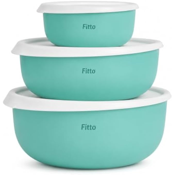 96 Pieces Vacuum Sealed Container Sets (3 Pieces Food Storage Bowls with Lids – Nesting Kitchen Containers – BPA-Free – Easy to Clean)