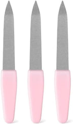 144 Pieces Mini Nail Filer Pack of 3 - Portable Travel Emery Boards (Double-Sided Compact Nail Files for Manicure & Toenail Care)