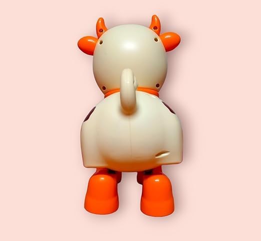 96 Pieces Cow Musical Toys Baby Dancing Walking Baby Cow Toys With Music And LED Lights Swinging Cow Robots Sound Preschool Educational Toy