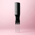 120 Pieces Metal Tail Combs (19cm - Black Hair Teasing & Lifting Comb with Metal Pick for Styling – Sectioning – Backcombing)